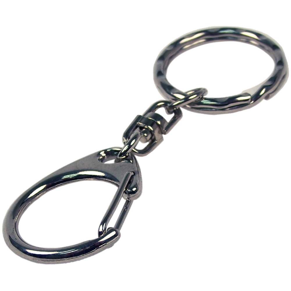 Amazon.co.jp: ニッサチェイン キーホルダー No.8 ニッケル : ファッション